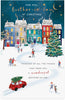 Town Winter Scene Design Brother In Law Christmas Card