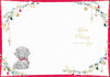 Bear Next To A Snowman Special Sister Christmas Card