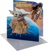 Star Wars Grogu & Mandalorian Design Kid's Birthday Card