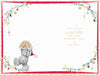 Bear Baking Mice Pies Lovely Granddaughter Christmas Card