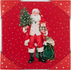 Tree and Santa Designs Pack of 10 in 2 Designs Christmas Cards