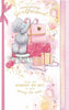 Tatty Teddy with Gifts 'For My Amazing Girlfriend' Luxury Hand Finished Birthday Day Card With Bow