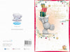 Bear With Stack Of Presents Above Head Fabulous Sister Christmas Card