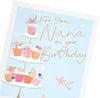 Cupcakes Design Nana Birthday Card