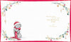 Bear Wearing Scarf Aunty Christmas Card
