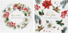 Marjolein Bastin Festive Floral 16 Pack 2 Designs Charity Christmas Cards