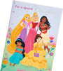 Princesses Design Daughter 3 Fold Birthday Card with Activity Inside