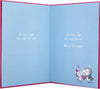 Cute Illustrated Owls Design Mum Christmas Card