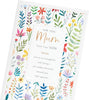 Floral Design With Panel Mum Birthday Card From Son