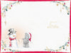 Bears Dressing Snowman To All The Family Christmas Card