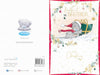 Bear Pushing A Present In The Snow Brilliant Brother Christmas Card