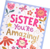 Sunflowers and Butterflies Design Sister Birthday Card