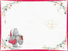 Bear Pushing A Present In The Snow Brilliant Brother Christmas Card