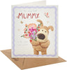 Boofle with Bouquet Mummy Birthday Card