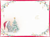 Bear Carrying Tree Special Dad Christmas Card