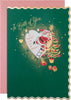 Santa Tree Design To Both of You Christmas Card