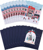 Street Scene & Snow Globe 16 Pack 2 Designs Charity Christmas Cards