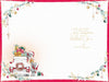 Bears Holding Hands By A Car Wonderful Auntie And Uncle Christmas Card
