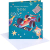 Race Car Design Son Birthday Card