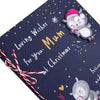 Cute Illustrated Owls Design Mum Christmas Card