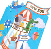 Safari Animals at Fun Fair Design Son Birthday Card