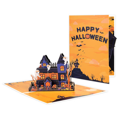 House of Horrors Halloween Pop Up Card