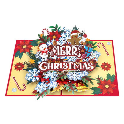 Season’s Sparkle 3D Christmas Pop Up Card