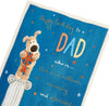 Boofle Holding Rosette Dad Birthday Card