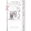 Special Couple Bear Bride And Groom Handmade Wedding Day Card