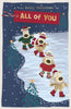 Boofles Ice Skating To All Of You Christmas Card