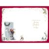 Bear Wrapping Gifts Cousin Christmas Card