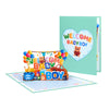Bundle of Joy Welcome Baby Boy Pop Up Card