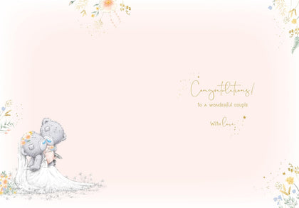Bears Getting Married Wedding Congratulations Card