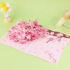 A Blooming Wish in Cherry Pink 3D Pop Up Greeting Card