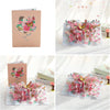 Floral Harmony Butterfly 3D Pop Up Greeting Card