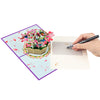 Blooming Elegance Tulip Basket Pop Up Card