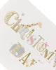 Cute Animals Design Christening Card