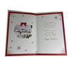 To Both of You Couple Walking in Winter Wonderland Design Christmas Card