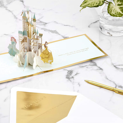 Disney Princesses Signature Paper Wonder Pop Up Birthday Card