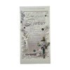 Loss of Partner Religious Cross Design Sympathy Opacity Card