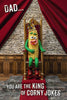 Corn On Throne Dad Funny Father's Day Card