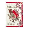 For Partner Holiday Cheer & Togetherness Christmas Wishes Card