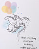 Disney Classics Dumbo Design Birthday Card