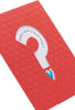 Question Mark Design From A Secret Admirer Valentine's Day Card