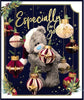 Bear With Baubles Especially for You Photo Finish Christmas Card