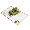 Fireworks & Champagne New Year Blast Pop Up Greeting Card