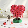 Whispers of Love Heart Tree 3D Pop Up Valentine’s Day Card - Wedding Anniversary