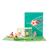 Football GOAL Design 3D Pop Up Greeting Card