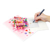 Colorful Ink Stripes Happy Easter 3D Pop Up Card