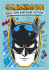 DC Batman Design Grandson Birthday Card